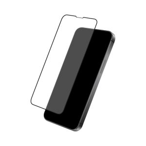 Skärmskydd, iPhone 14 Pro, Svart ram