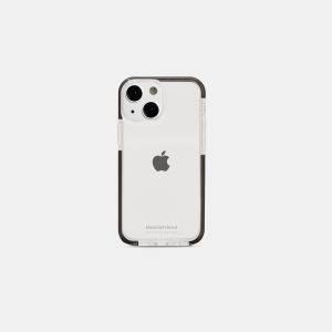 Transparent - White with black frame, iPhone 13 mini