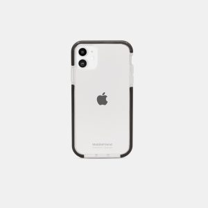 Transparent - White with black frame, iPhone 11
