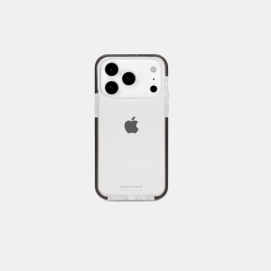 Transparent - White with black frame, iPhone 17 Pro